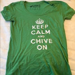 Original Keep Calm Chive On T-shirt
